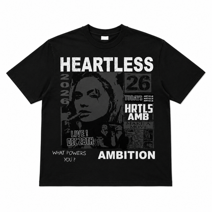 Black Newsletter T-Shirt